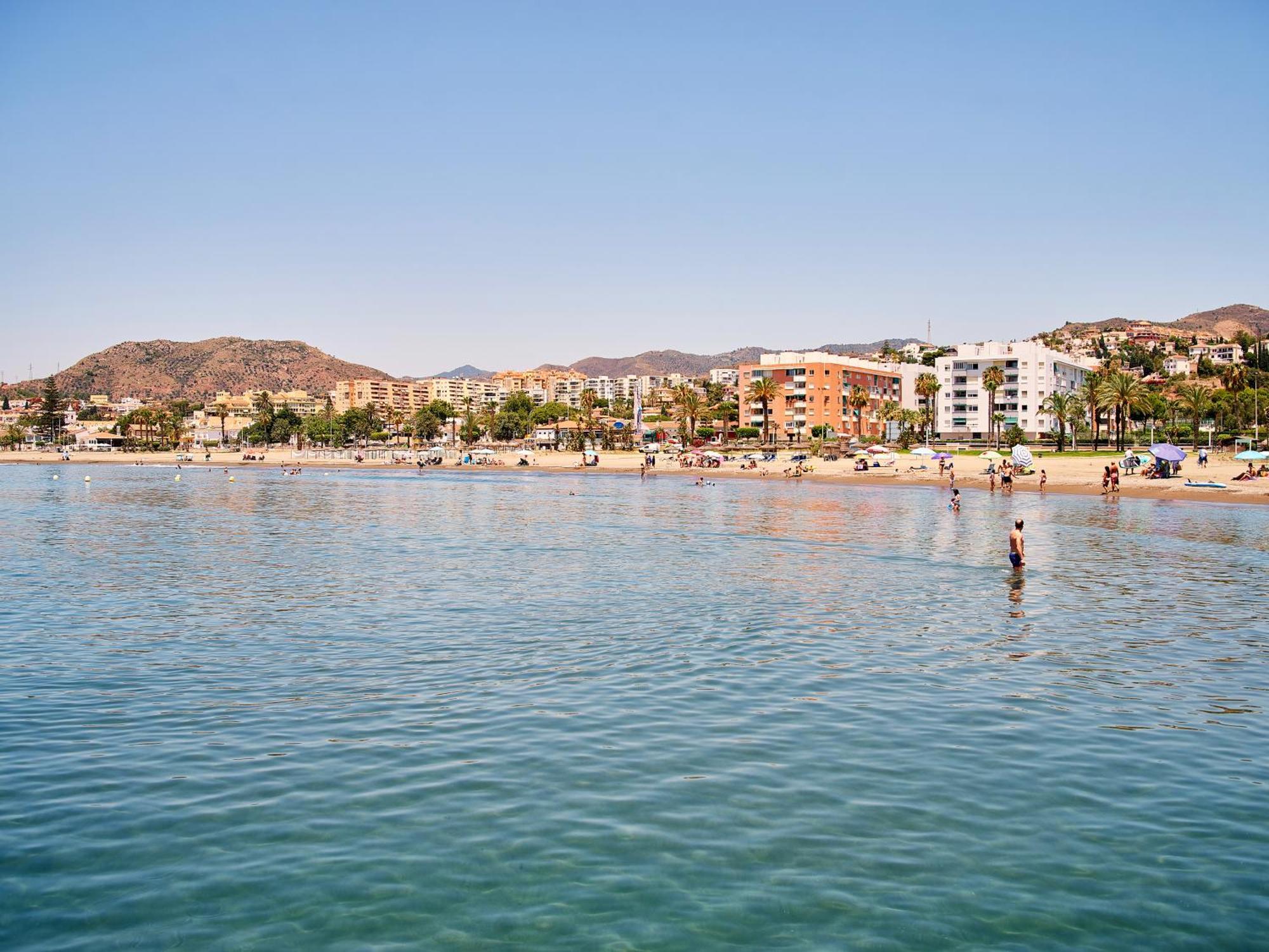 Lovely Studio With Seaview 700M From The Beach La Cala Del Moral Exteriör bild