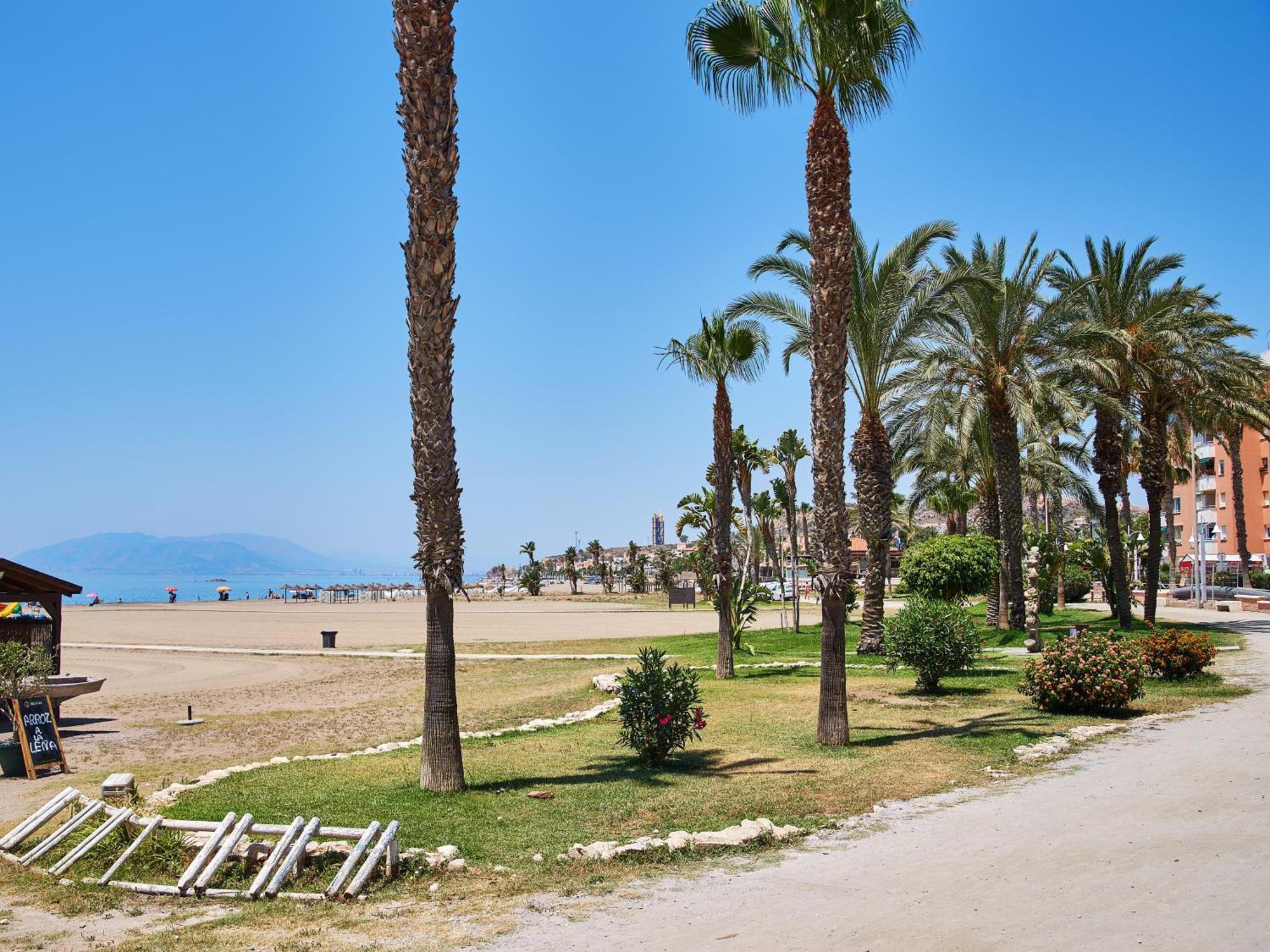 Lovely Studio With Seaview 700M From The Beach La Cala Del Moral Exteriör bild